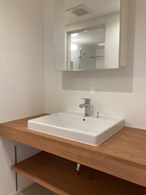 洗面設備　この写真は同タイプのお部屋のものです。