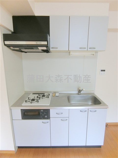 キッチン　2口ガスグリル付システムキッチン