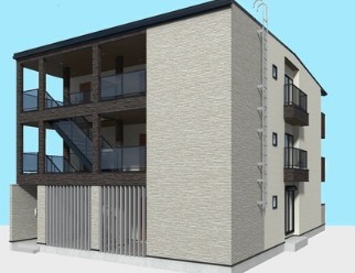 建物外観　外観パースです。