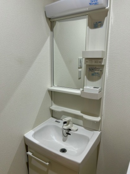 洗面設備　他号室のお写真です