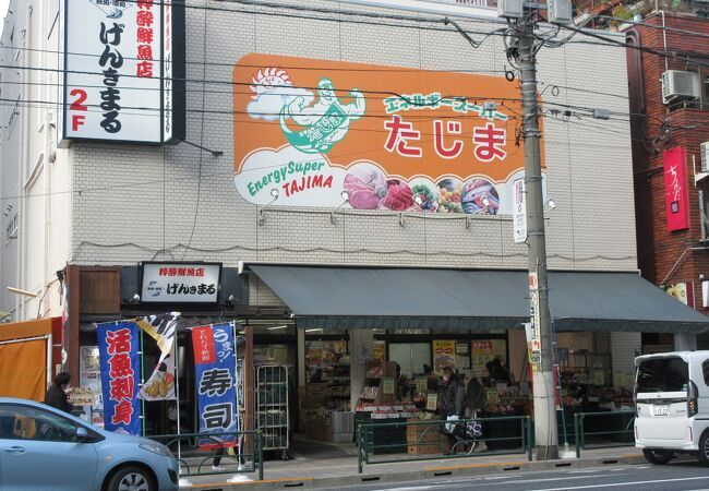 スーパー　エネルギースーパーたじま駒込店（スーパー）まで647m