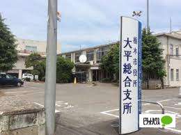 役所　栃木市役所大平総合支所（役所）まで2809m