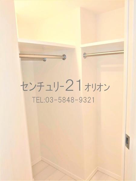 収納　ウォークインクローゼット