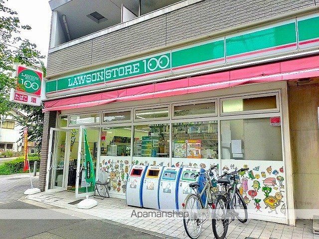 コンビニ　ローソンストア１００（コンビニ）まで90m
