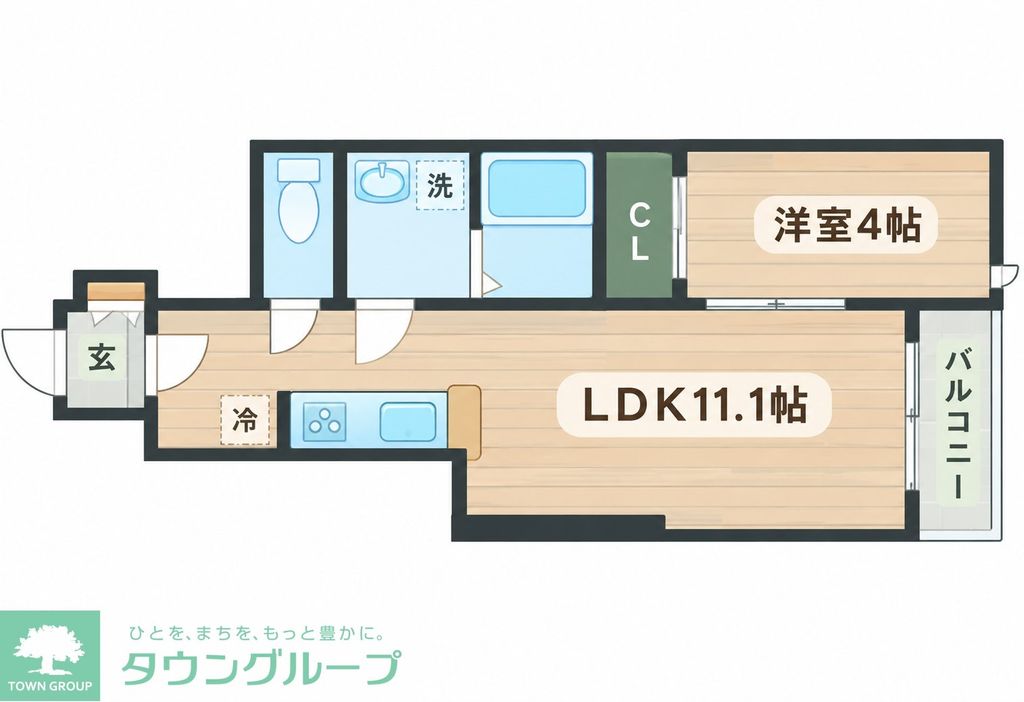 ラウレア富沢の間取り写真