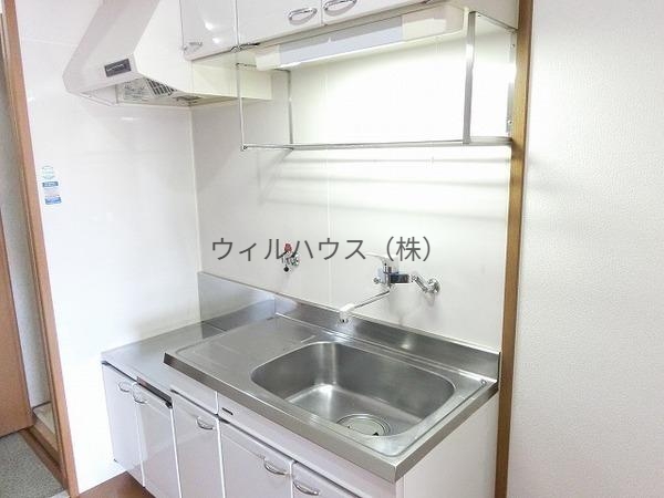キッチン　ガスコンロ設置可！