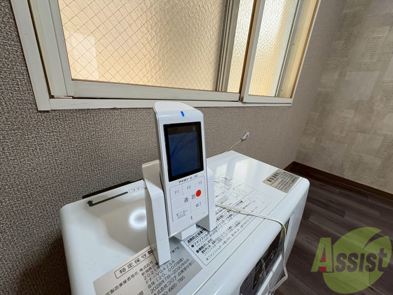 セキュリティ　インターホンで来客確認ができます。安心ですね。