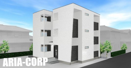 建物外観　2026年完成、大手ハウスメーカー施工デザイナーズアパート！