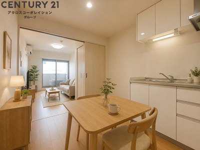 居室・リビング　画像中の家具はAIにより配置加工しているため、付属しません。