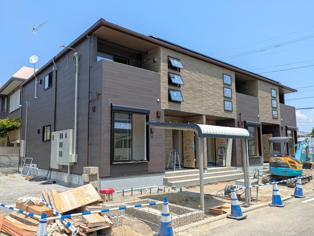 建物外観　建築中