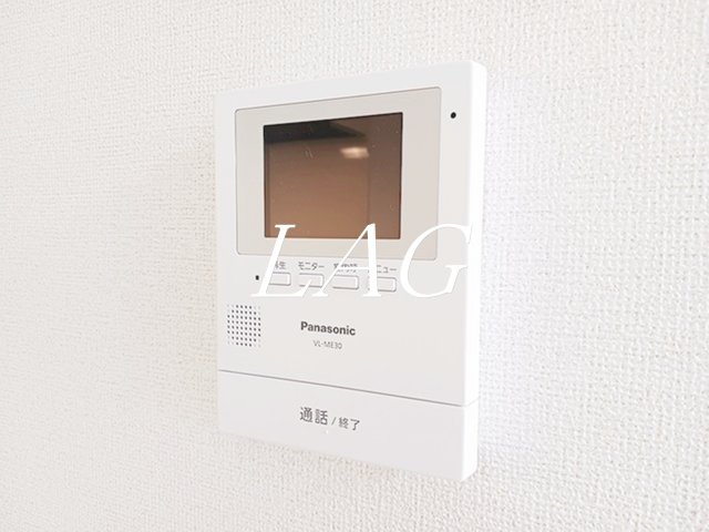 セキュリティ　モニター付きインターフォンです。