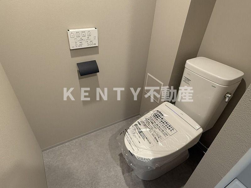 トイレ　ゆったりとした空間のトイレです