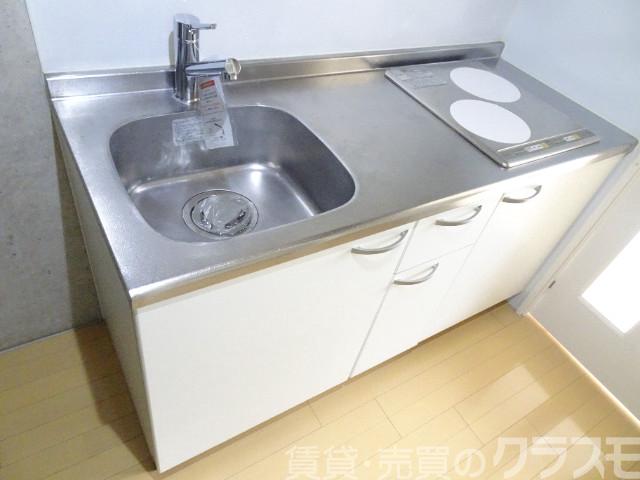 キッチン　２口ＩＨシステムキッチン♪