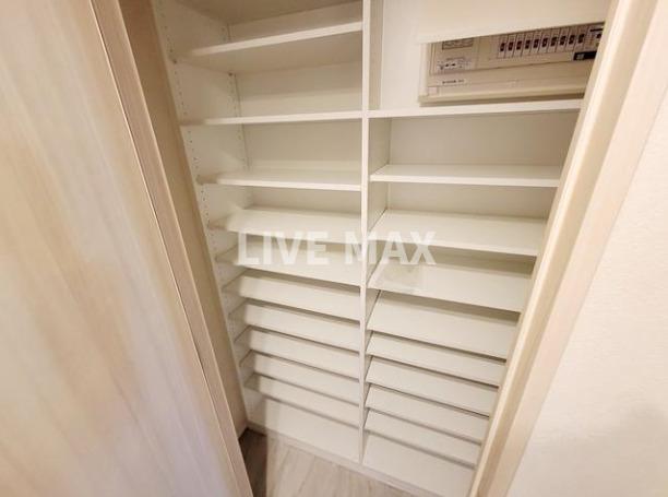 収納　モデルルームのお写真です