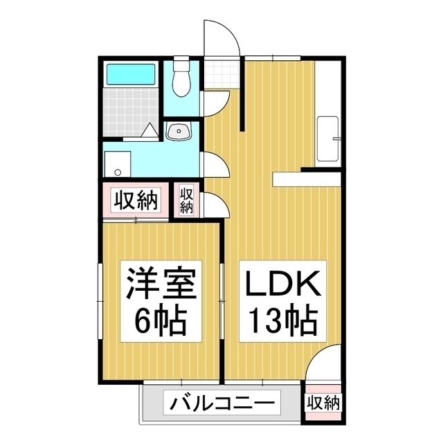 山科グリーンハイツの間取り写真