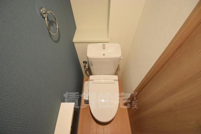 南海泉北線 深井駅 徒歩9分 9階建 築8年のトイレ写真