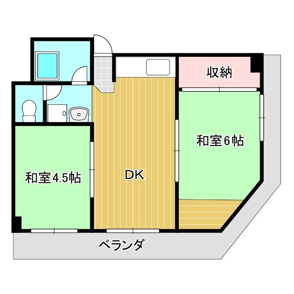 林マンションの間取り写真