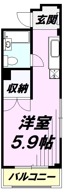メゾンラハイナの間取り写真