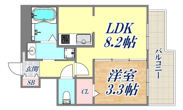 ピノ甲東園の間取り写真