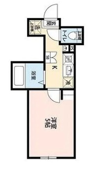 京王線 笹塚駅 徒歩5分 3階建 築6年の間取り写真