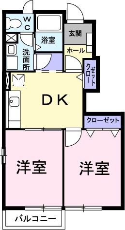 ファミーユIIの間取り写真