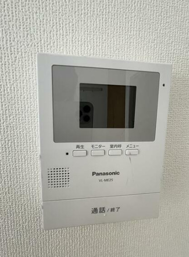 セキュリティ　モニター付きインターホンです