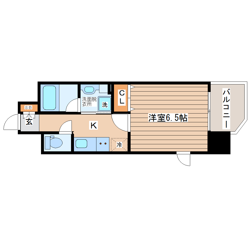 LiveCasa仙台長町の間取り写真