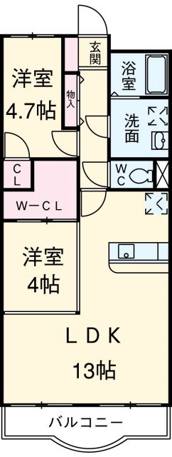 ペアシティ壱番館の間取り写真