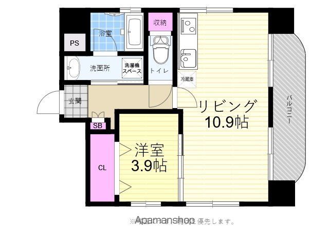 スカイコート橋本町の間取り写真