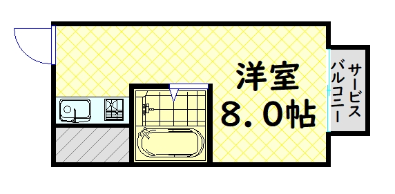 ステュディオ堺フェニックスの間取り写真