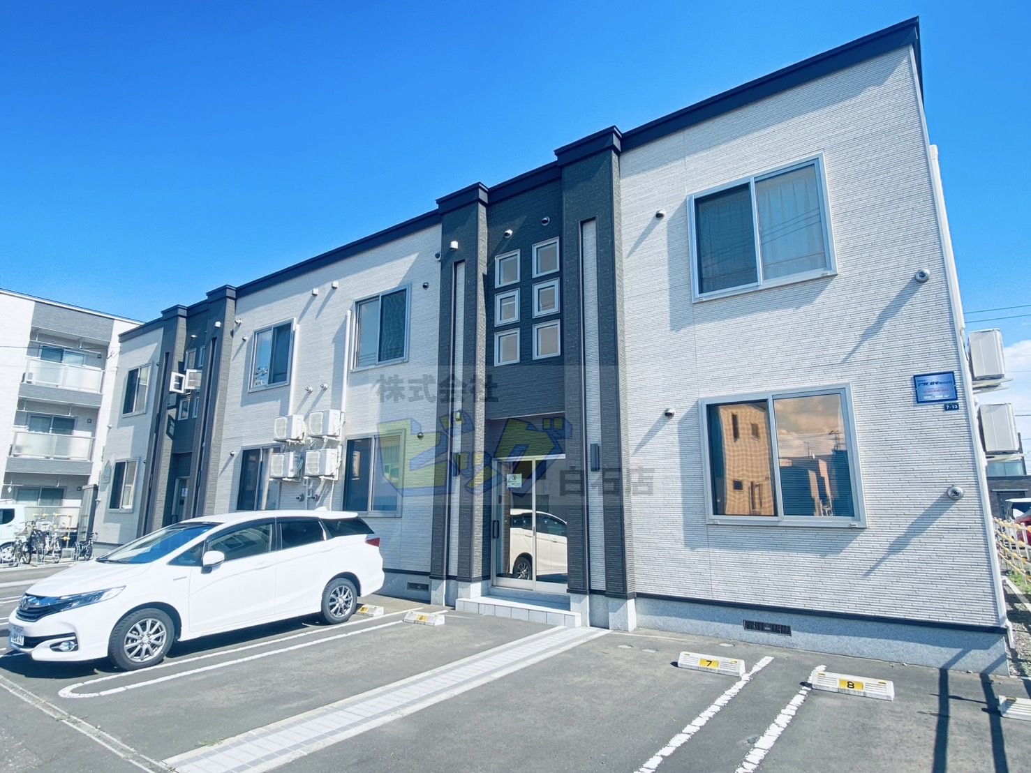 建物外観　敷金・礼金不要の２ＬＤＫです♪