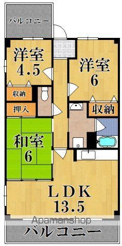 コートヒルズの間取り写真