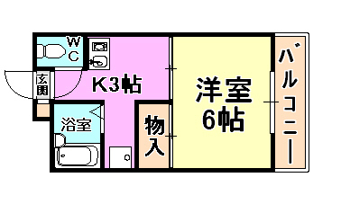 グローリーメゾンの間取り写真