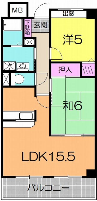 フォーラム三番館の間取り写真