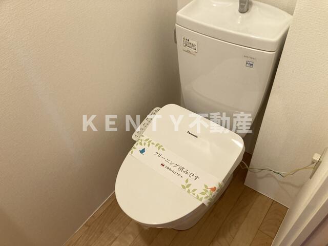 トイレ　ゆったりとした空間のトイレです