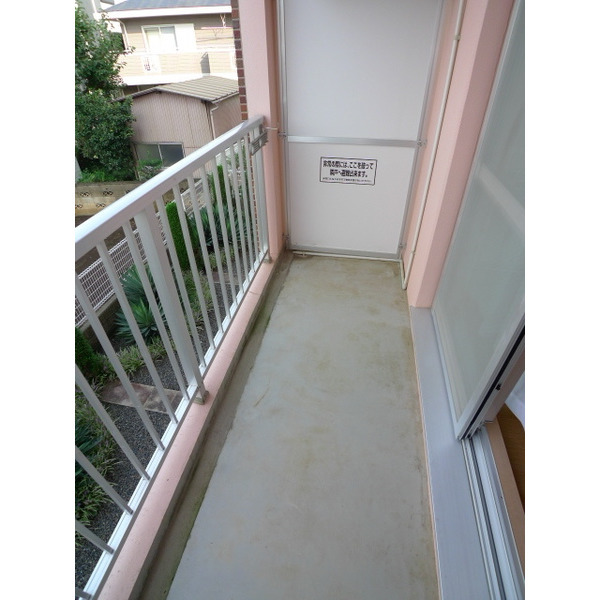 バルコニー　同物件別室参考写真