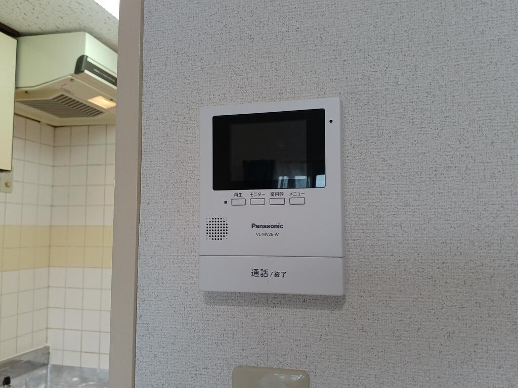 セキュリティ　モニター付きインターホンで安心♪　※別号室