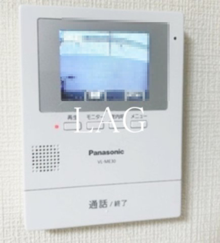 セキュリティ　モニター付きインターフォンです。