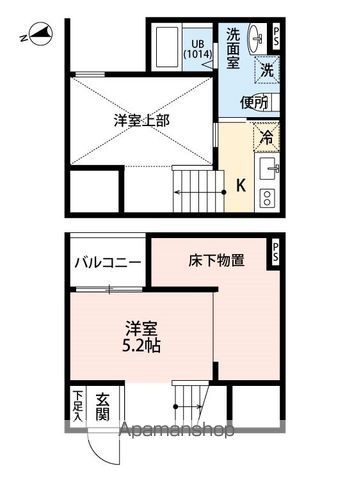 ＪＲ東海道本線 尾頭橋駅 徒歩10分 2階建 築11年の間取り写真