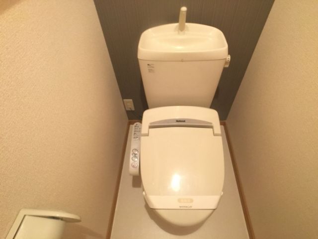 東武宇都宮線 江曽島駅 徒歩12分 2階建 築25年のトイレ写真