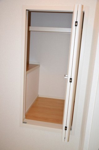 収納　たっぷりとした収納スペースです