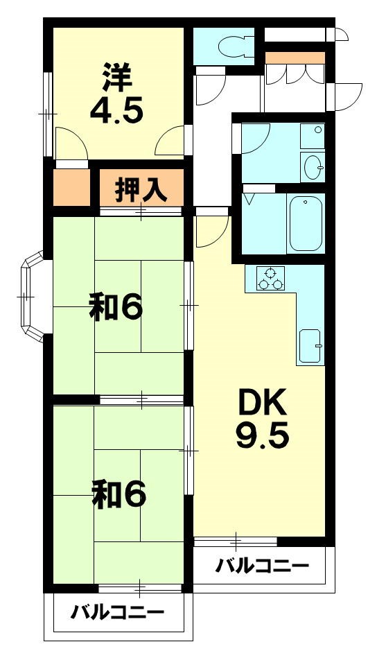 サイプリスコーポ坂本の間取り