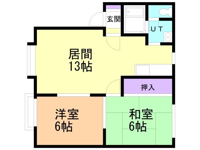 ウィンディア中道の間取り