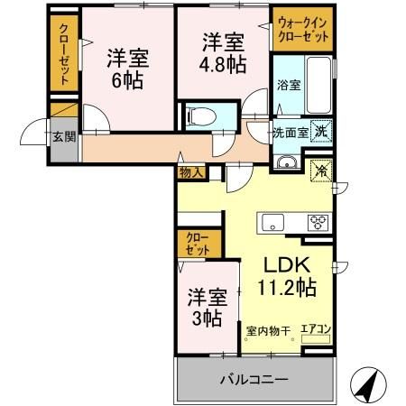 フォレストおおたか　IIの間取り