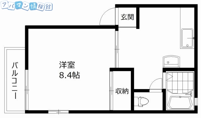 リバーサイドハイムAの間取り