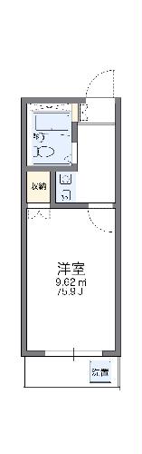 レオパレス東海通第２の間取り