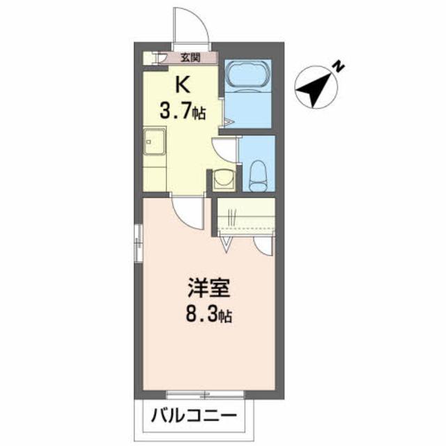 ハピネス北町の間取り