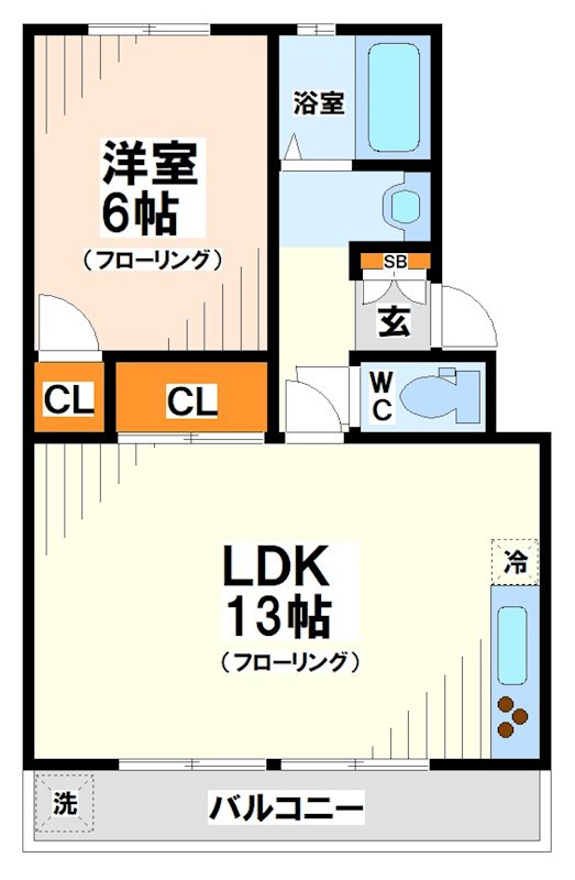 グリーンコーポの間取り