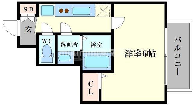 ララプレイス天王寺シエロの間取り