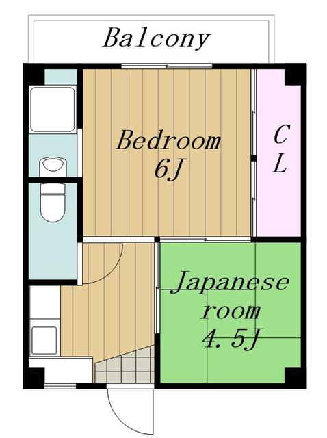 【郡山市安積町日出山のマンションの間取り】